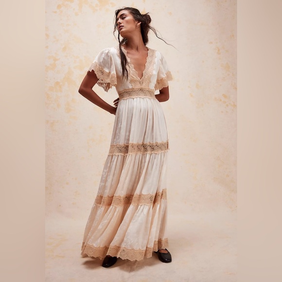 NWT Spell Ocean Gown white - Picture 5 of 6